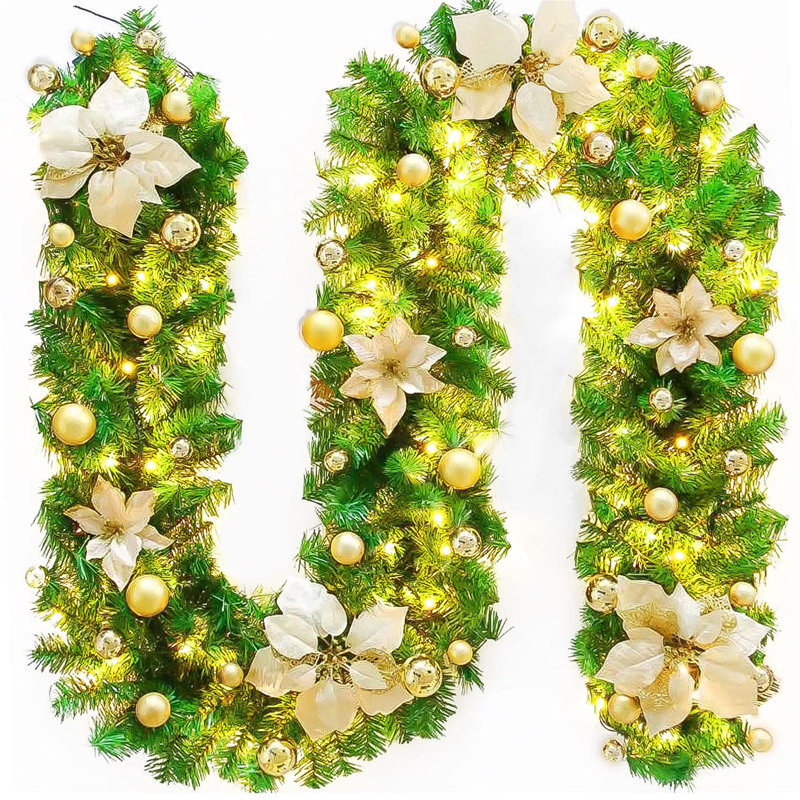 30cm Lighted Garland with Lights