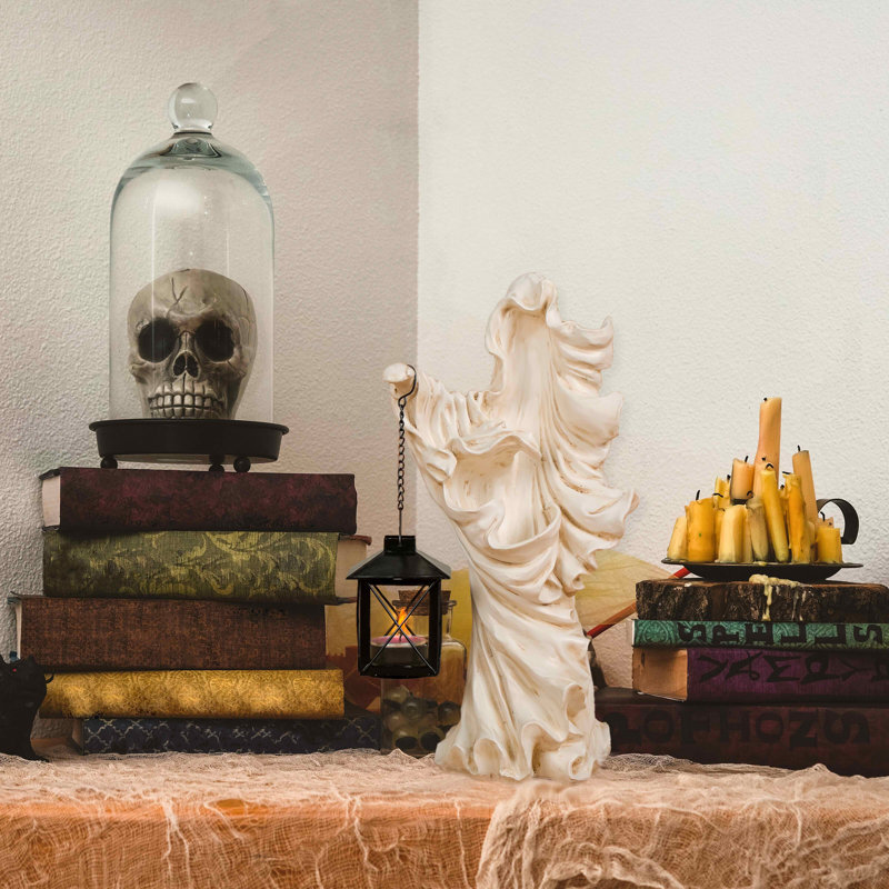 14" Halloween Ghost Candleholder
