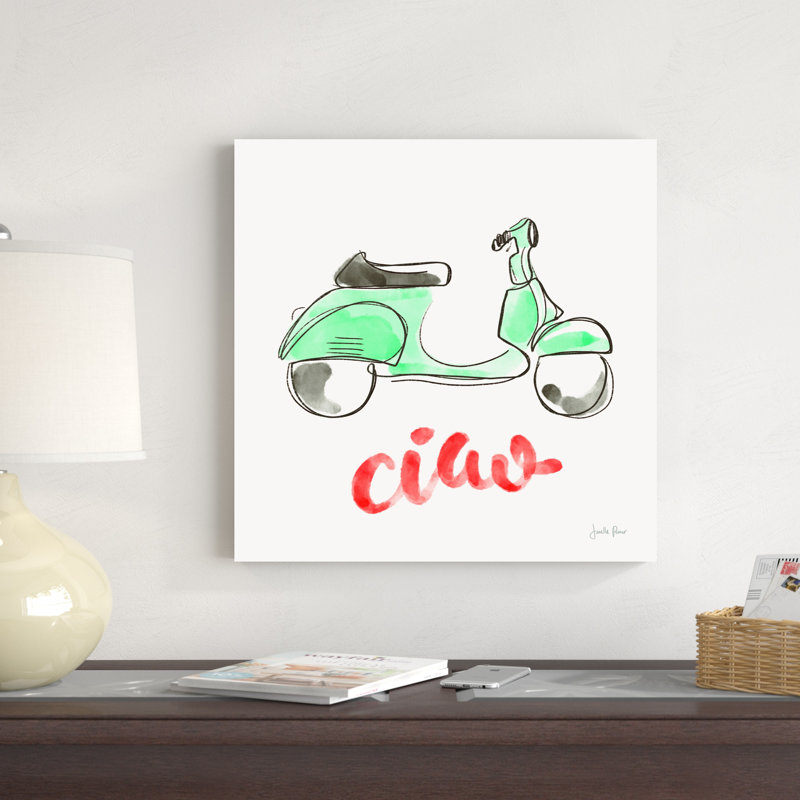 Ciao Vespa I, H 20 po x l 20 po