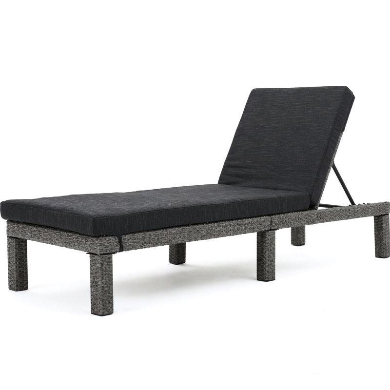 Méridienne avec coussin en PE, coussin d'eau, construction, 78,29 po Profondeur, structure en fer robuste de 25,65 de largeur et de 13,43 de hauteur,
