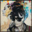 Hepburn Double Portrait by Colio - Floater Frame Graphic Art on Canvas