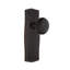 Prairie Plate with Black Porcelain Door Knob-1683980594-1683980556