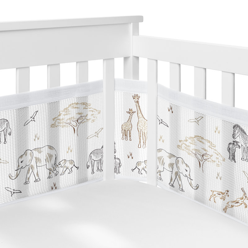 Literie 6p pour lit de bébé Jungle Safari 