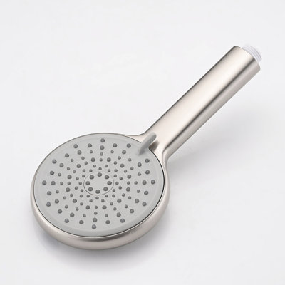 10" Rain Shower Head With Handheld - Ergonomic Design For Comfort Brushed Nickel Metal System Large & Scratch- Material
