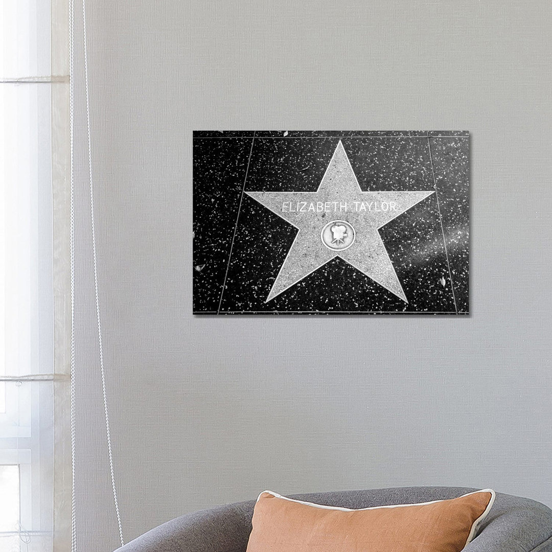 Elizabeth Taylor Star von Susanne Kremer - Gallery-Wrapped Canvas Giclée