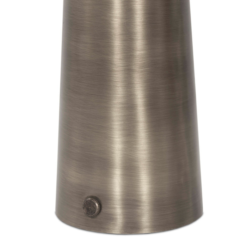Lampe de table sans fil Lumo, Nickel antique