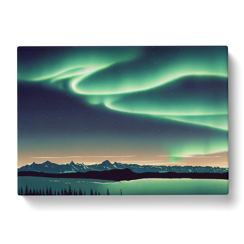Extraordinary Aurora Borealis - Wrapped Canvas, 40cm H x 60cm W x 3cm D