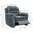 Felix Collection Contemporary Style Fabric Upholstered Living Room Electric Recliner Power Chair, Dark Gray
