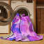Tapis 100% mauve lavable à la machine 2989-68467108
