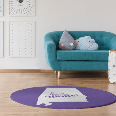 Tapis en poly-chenille tuscaloosa à la maison