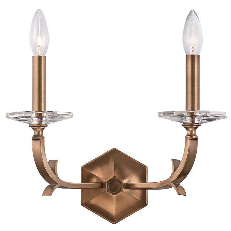 Alia Candle Wall Light, Roman Bronze