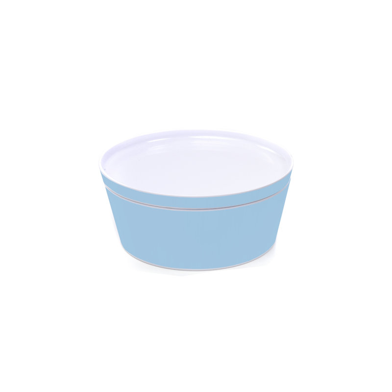 Rimini Melamine Serving Bowl, Gray, 6"