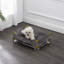 Lit pour animal de compagnie en velours avec coussin lavable Floreen Lucite