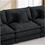 Modular L-Shaped Sectional Sofa With Movable Ottoman, DIY Configurable Comfort For Modern Living Rooms.-711396829