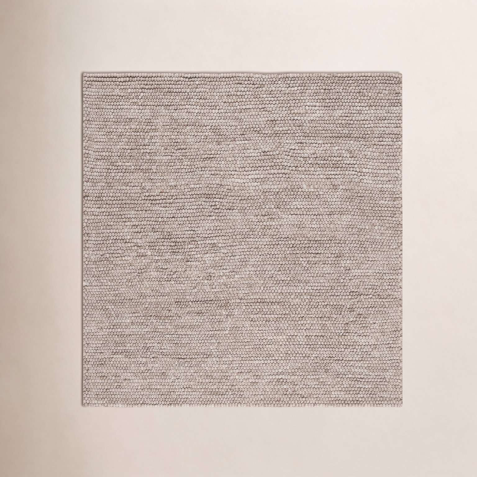 Elle Brown Hand-Woven Rug, Square 10'