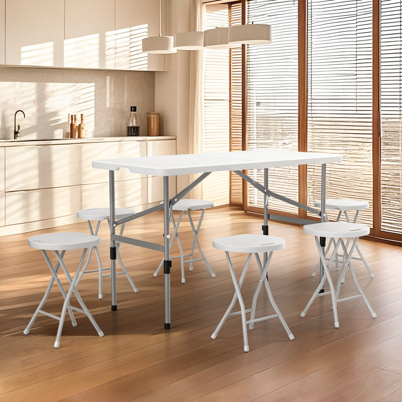 Ensemble de table de salle à manger 6 personnes avec chaises