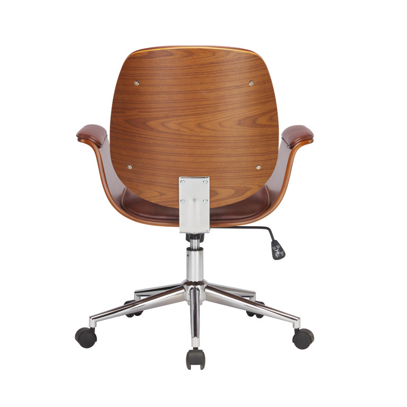 Chaise de bureau Forsythe, Brun