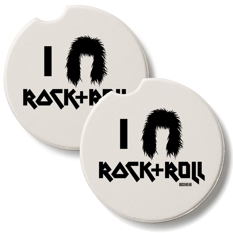 Ensemble de 2 sous-verres Rock and Roll