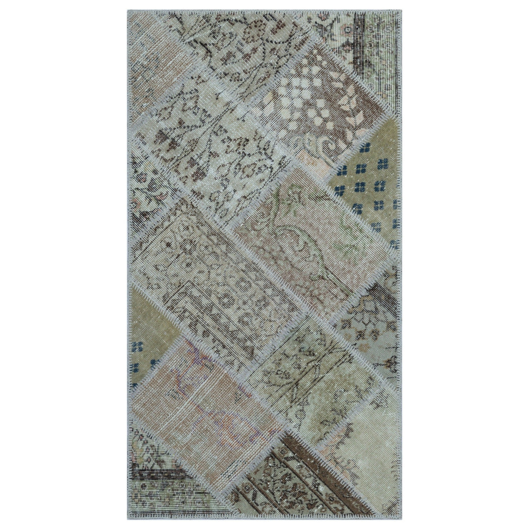 Round Colletti Hand Knotted Area Rug
