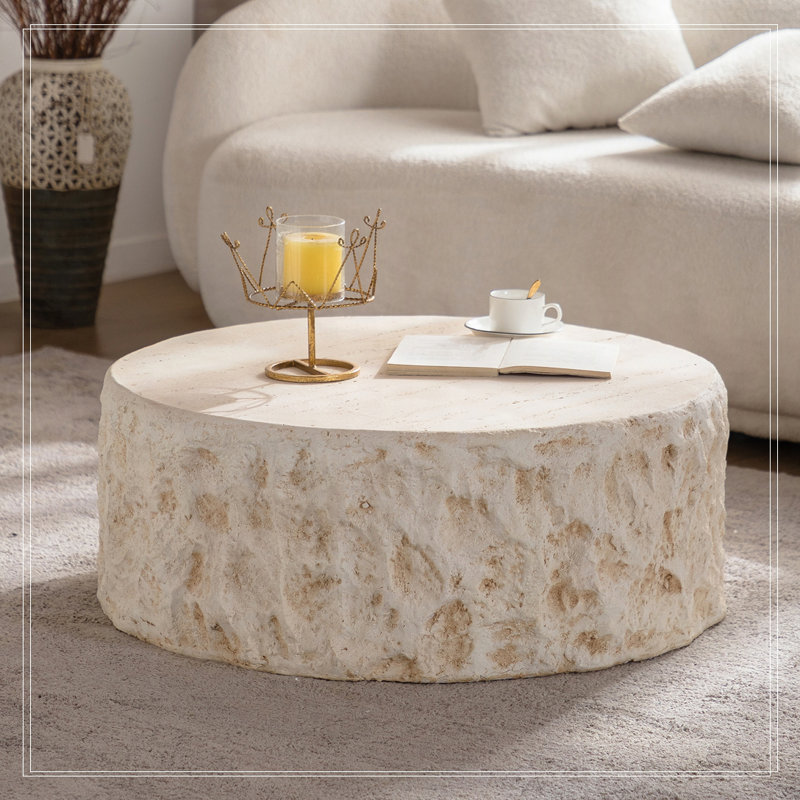 Table basse ronde Mgo Vintage