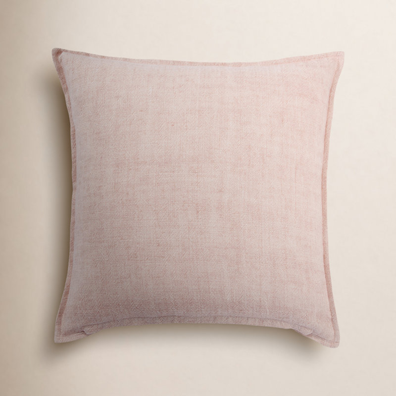 Coussin Burbank, Inférieur, Rose clair, 22 po x 22 po