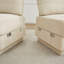 Canapé surdimensionné en U de 105 po en chenille, canapé à assise profonde avec repose-pieds mobile, coussins ronds exquis et coussins de dossier matelassés, pieds à structure encastrée, assemblage facile, convient au salon, beige crème-78170577