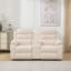 2 Seater Reclining Fabric Sofa-121362392-121362393