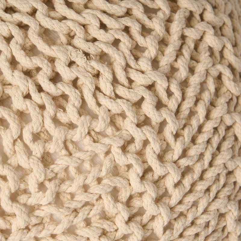 Repose-pieds Hazel, Ivory Cotton