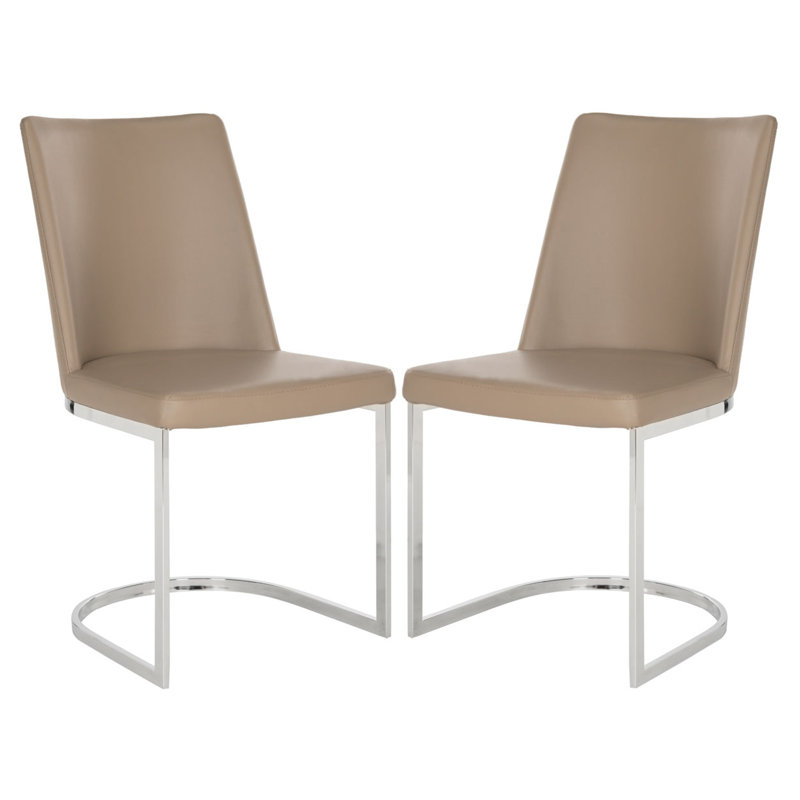 Chaise d'appoint Lettica, Brun