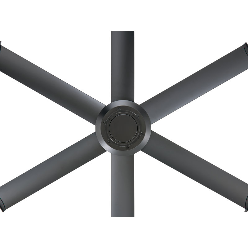 Mammoth Ceiling Fan, No Light, Black, 60" Wide