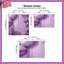 Arrangement floral mauve, rideaux de fenêtre transparents et obscurcissants - 2 panneaux-393242528-393242534