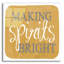 «Made Spirits Bright» par Erin Clark, art mural en verre acrylique-1443999021