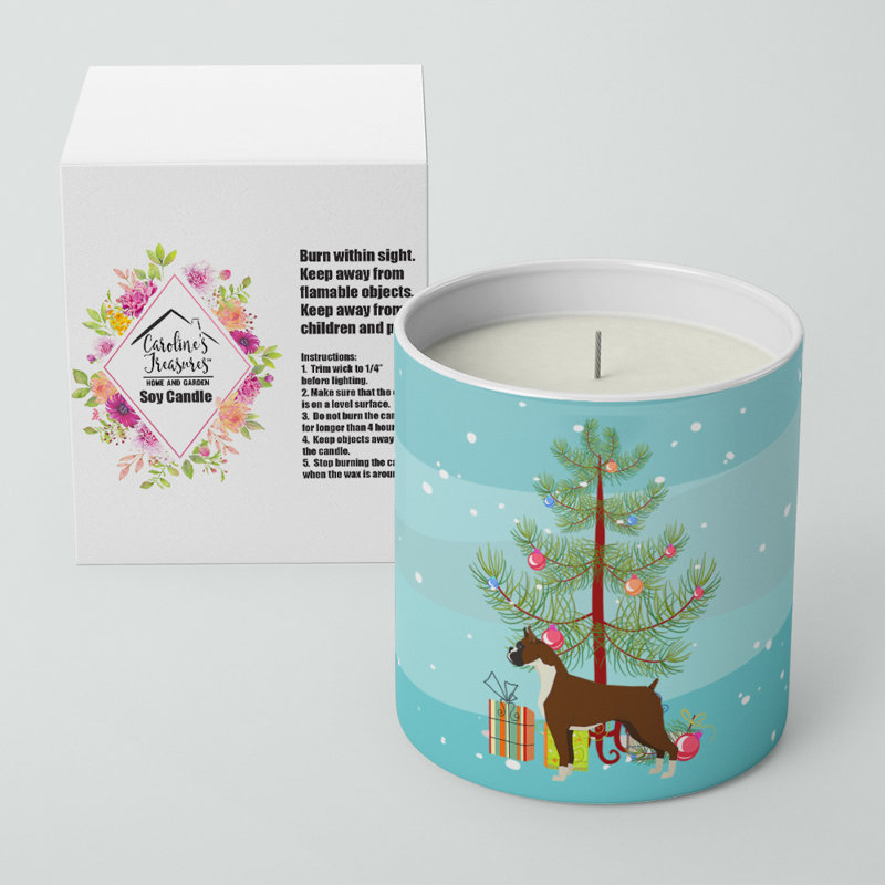 Bougie décorative arbre de Noël Boxer
