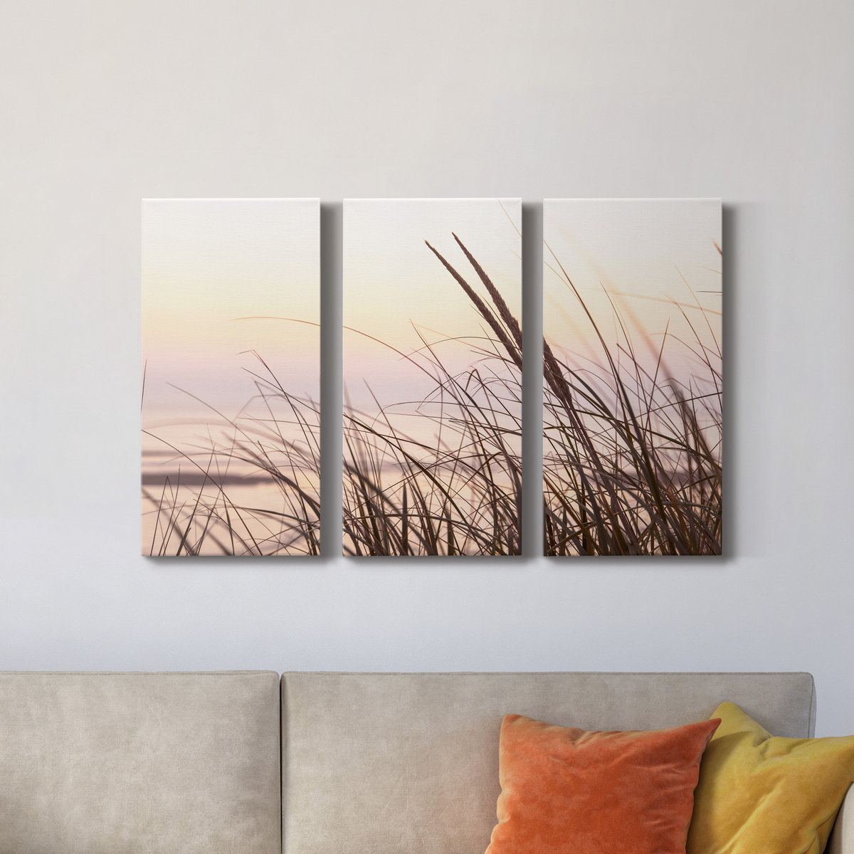 Highland Dunes Cape Dune Morning - 3 Piece Wrapped Canvas Photograph ...