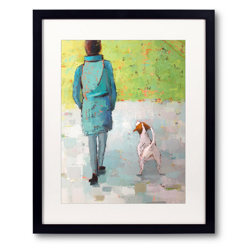 A Walk In The Park Print by Phyllis Adams, 21.25" H x 17.25" W