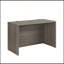 Retour de bureau polyvalent de 48 po x 24 po avec surface durable et finition brune moderne pour des espaces de travail personnalisables-129689014-129689015