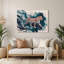 Art mural en métal Big Cats