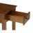 Bertie Walnut Finish Accent Table