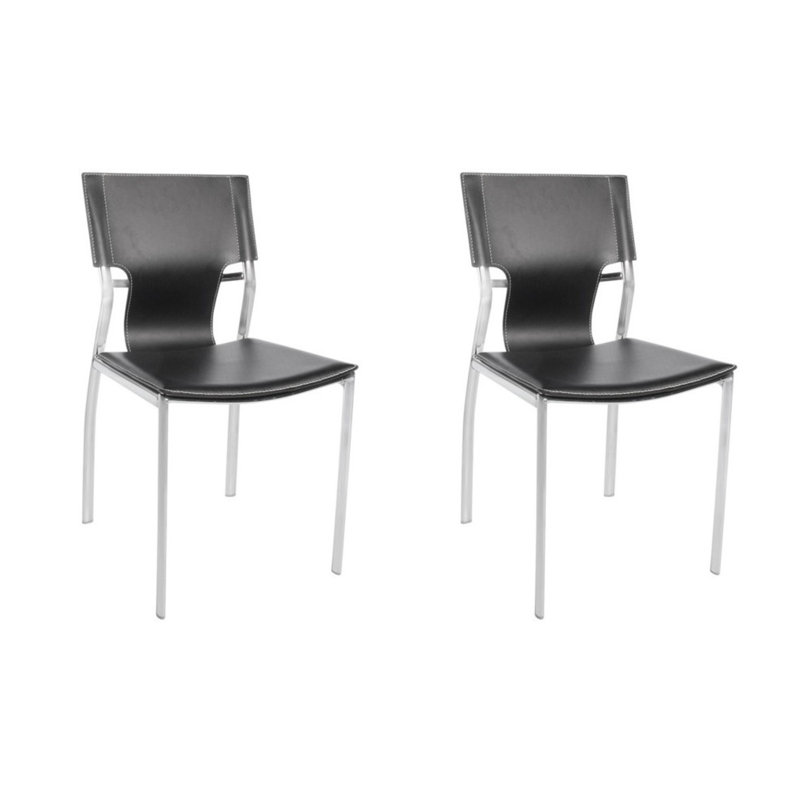 Chaise d'appoint Chippenham, Noir