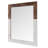 Owings Solid Wood Rectangle Wall Mirror