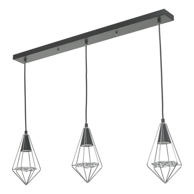 Chanto 3 - Light Matt Black Pendant