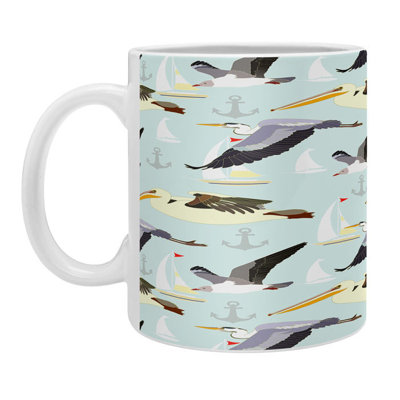 Grande tasse à café à terre