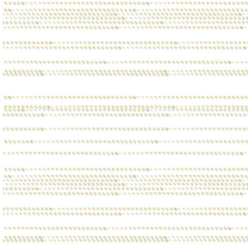 Rouleau de papier peint Morse Code L 27 pi x l 25 po Morse, Blanc / citron