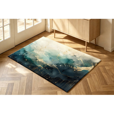 Tapis abstrait aquarelle Abstract