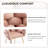 Modern Velvet Upholstered Kitchen Chairs Dining Chairs Set of 2-184720974