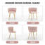Chaise d'appoint rembourrée en velours Evanni-333893695-316044271