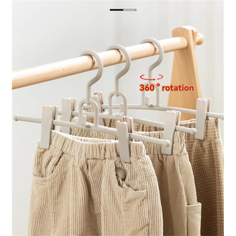 Pinces en plastique pour pantalons antidérapants, 30