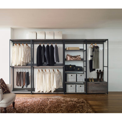 Wood Walk-In Closet System