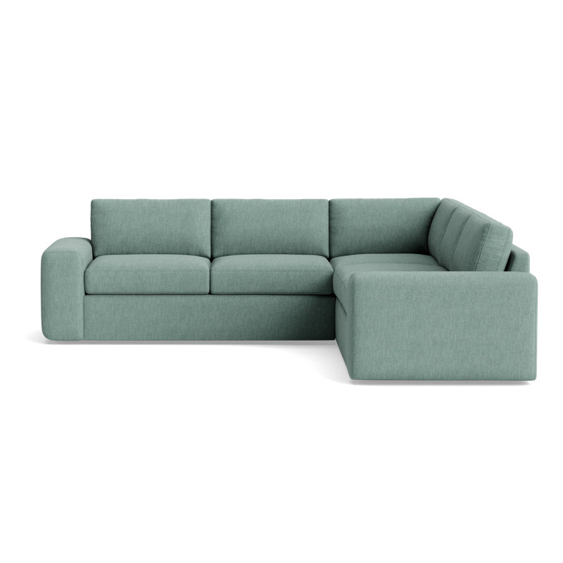 The OG Sectional, Right Hand Facing, Performance Weave - Spa