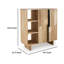 Console Ebie, portes cannelées 5 tablettes, 40 po